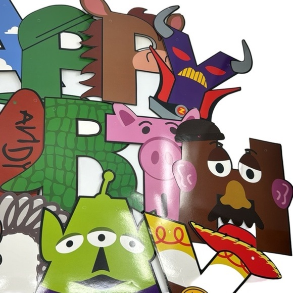 Cartoon Story Birthday Banner &‎ Cow Print Napkins Set - Picture 8 of 10